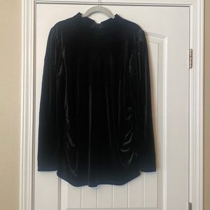 Motherhood Maternity Velvet Holiday Blouse XL